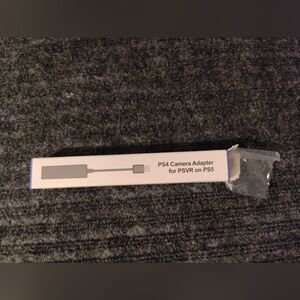 PlayStation Camera Adapter used to connect a PS4 camera to a PS5 console for use